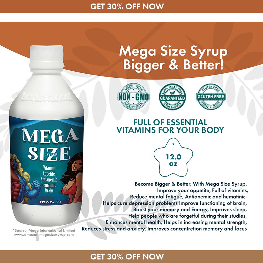 Mega Size Syrup