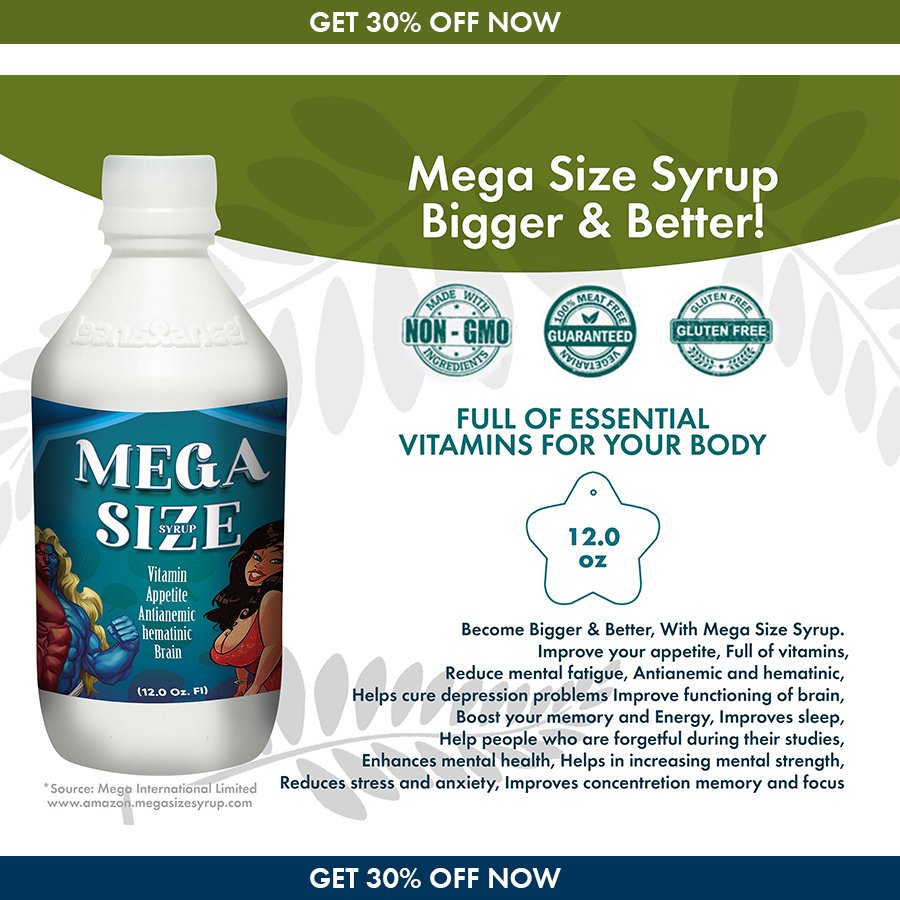 Mega Size Syrup