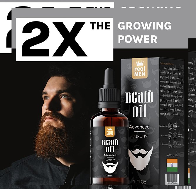 Real men beard oil advanced luxury