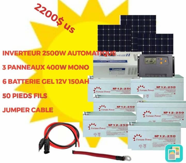 Système solaire complet