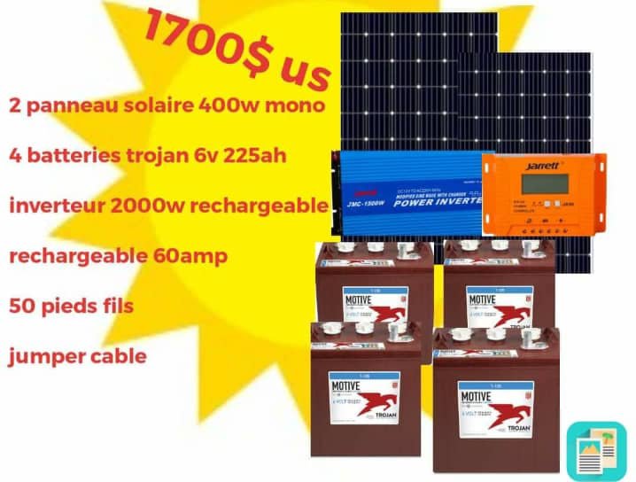 Système solaire complet