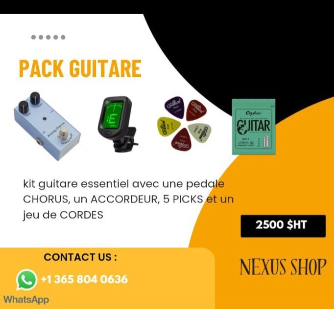 Pedal, guitar pack