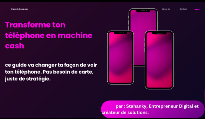 Transforme ton téléphone en machine cash