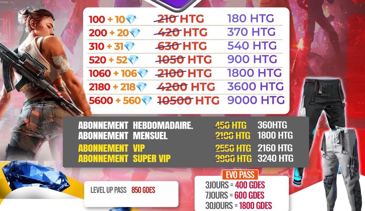 Diaman Free fire ????